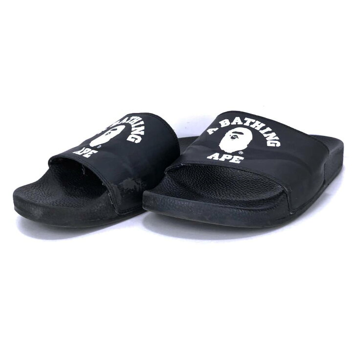 楽天市場】A BATHING APE シャワーサンダル ブラック 27cm ア  