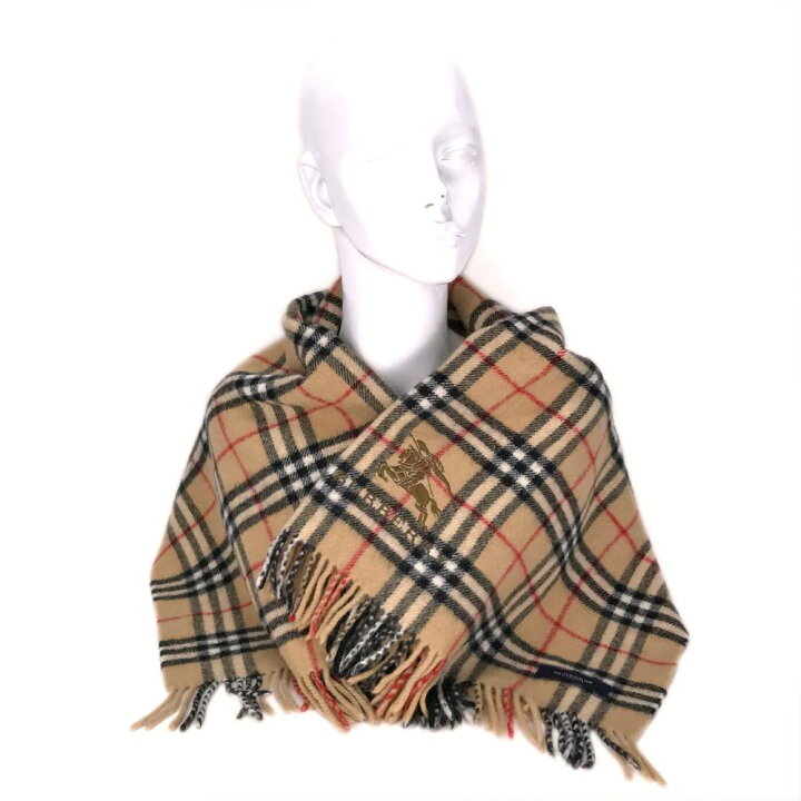 楽天市場】BURBERRY ノバチェック ブランケット ベージュ 65cm x 120cm 