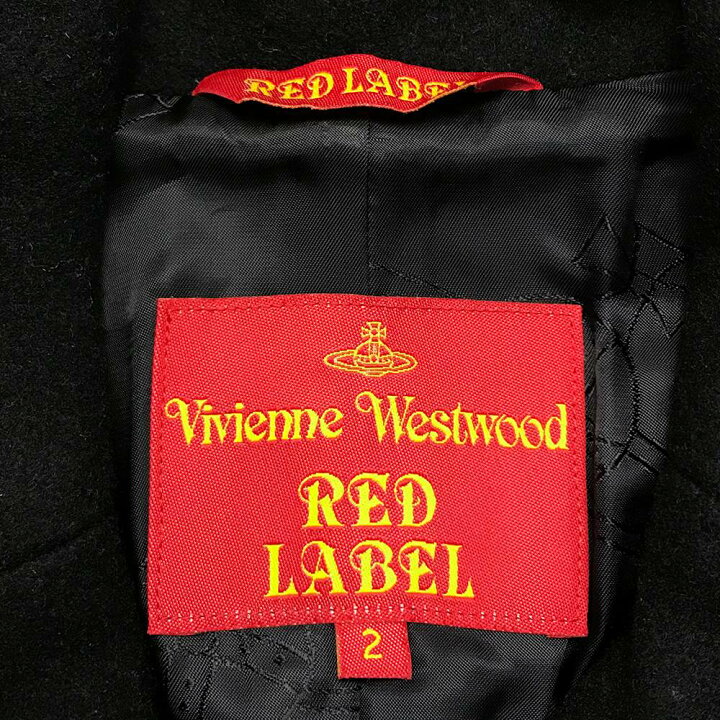 楽天市場】vivienne westwood ロングコート サイズ表記2 ブラック  