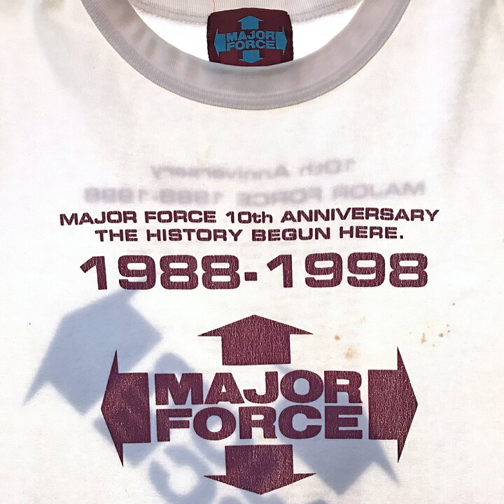 楽天市場】MAJOR FORCE 10th ANNIVERSARY Tシャツ 90s 90