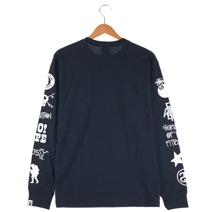 楽天市場】A BATHING APE × STUSSY 30周年記念 コラボロゴロング 