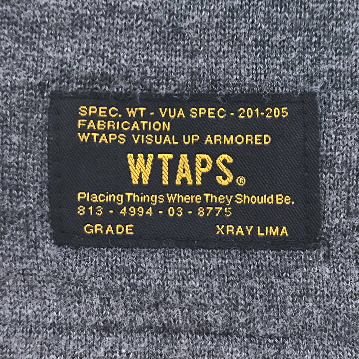 楽天市場】WTAPS 半袖カーディガン サイズ表記4 グレー ダブルタップス 
