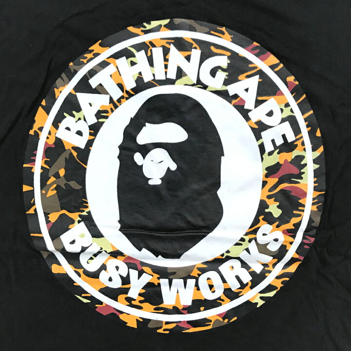 楽天市場】A BATHING APE BUSY WORKS カモ サークルロゴTシャツ L 