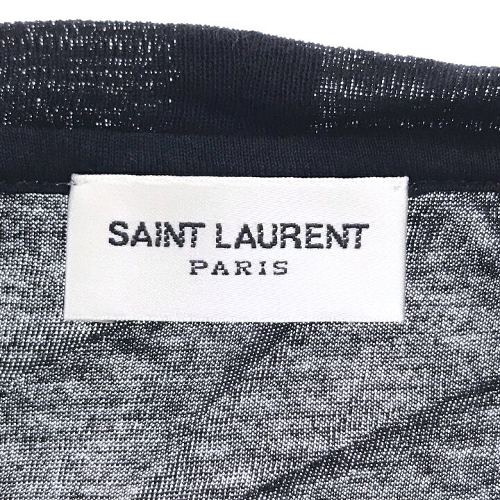 楽天市場】SAINT LAURENT PARIS ブラッドラスターTシャツ ブラック 
