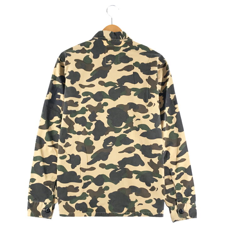 楽天市場】A BATHING APE カモフラ柄シャツ Mサイズ マルチカラー 迷彩 