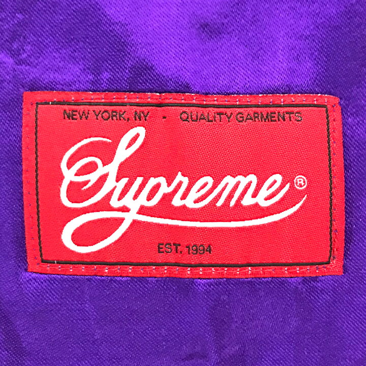 楽天市場】Supreme 2017SS サテン ベースボールシャツ Sサイズ 