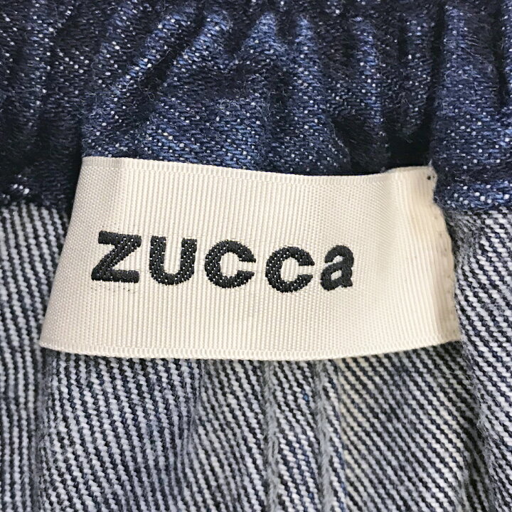 楽天市場】ZUCCA デニムワイドパンツ Sサイズ ネイビー ZU01FF201 