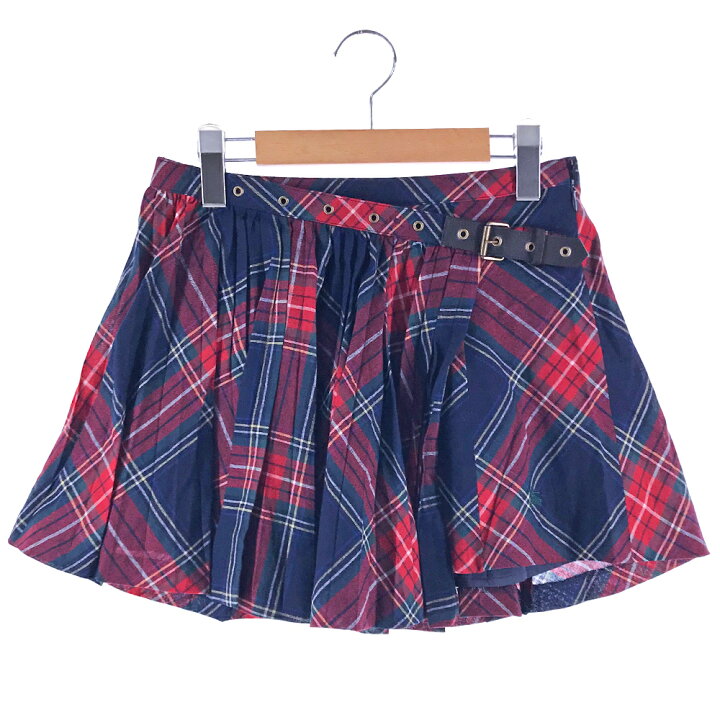 楽天市場】BURBERRY LONDON BLUE LABEL チェック ミニスカート サイズ  