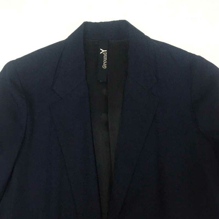GROUND Y 15-16AW ONE BUTTON COAT Yohji