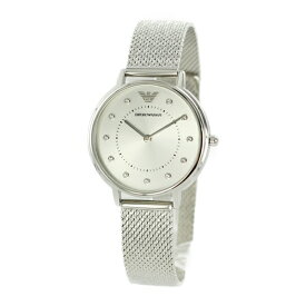 エンポリオアルマーニ 時計 レディース 腕時計 Kappa カッパ 32ミリ シルバー メッシュ ステンレス クリスタル AR11128 誕生日プレゼント 内祝い 母の日 お祝い