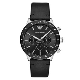 エンポリオアルマーニ 時計 メンズ 腕時計 アビエーター クロノグラフ ブラック レザー 革ベルト AR11243 誕生日プレゼント 内祝い 父の日 お祝い