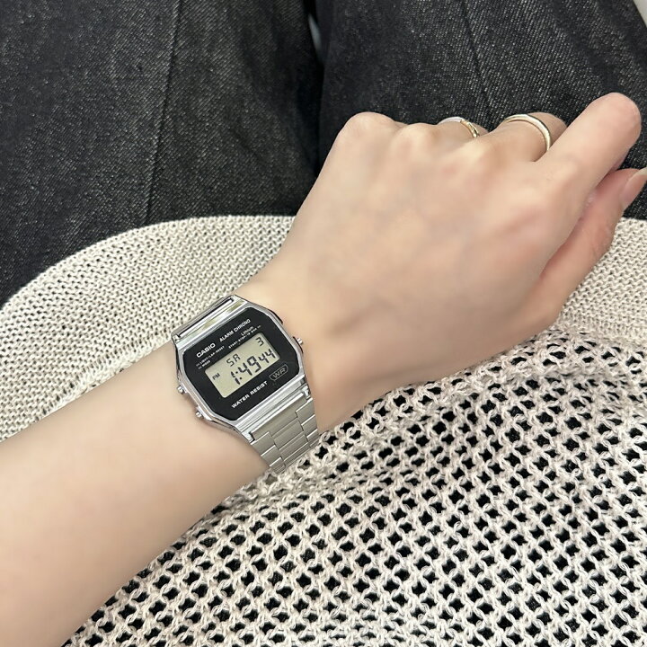 楽天市場】カシオ 腕時計 A158WEA-1 手表 デジタル 見やすい 軽い 
