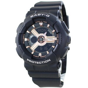CASIO Baby-G ベビーG ベビージー カシオ レディース 腕時計 手表 アナデジ ローズゴールド×ブラック 10気圧防水 海外モデル BA-110XRG-1A 誕生日プレゼント クリスマス プレゼント ランキング お祝