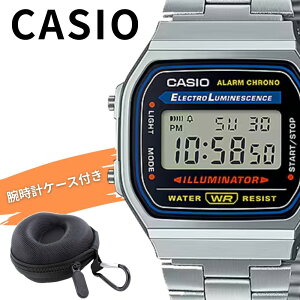 �J�V�I �r���v �����Y �f�W�^�� ���^���x���g �V���o�[ �`�[�v�J�V�I �y�� ���g�� �V���v�� �h�� �X�g�b�v�E�H�b�` CASIO �C�O���f�� �j�� �v���[���g A168WA-1W ���l ���� ���w