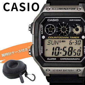�J�V�I �r���v �����Y �f�W�^�� 10�N�d�r 100m�h�� �u���b�N �X�|�[�c�E�H�b�` ���[���h�^�C�� �^�C�}�[ ���@�\ CASIO �C�O���f�� �j�� �v���[���g AE-1300WH-8A ���l ���� ���w