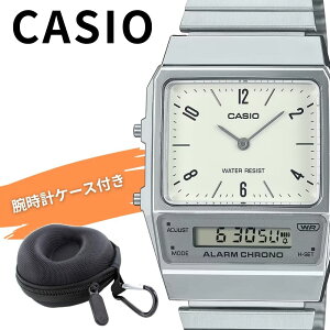 �J�V�I �r���v �����Y ���f�B�[�X �A�i�f�W ���^ ���g�� �X�N�G�A ���^�� CASIO VINTAGE �C�O���f�� �V���o�[ �z���C�g ������� �y�� �f�W�^�� �A�i���O �v���[���g ���[�P�[�X�t�� �M�t�g AQ-800E
