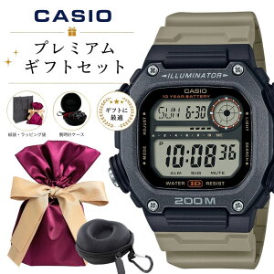 ���b�s���O�� �M�t�g�Z�b�g CASIO �J�V�I �r���v �����Y �f�W�^�� 20�C���h�� 10�N�d�r �X�|�[�c �J�[�L �y�� �C�O���f�� �`�[�v�J�V�I ���v�P�[�X�t�� ��Ɨp �d���p �v���[���g DW-291HX-5A ���l 