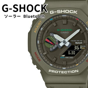 �W�[�V���b�N �����Y �r���v �\�[���[ �X�}�z�����N Bluetooth �J�[�L �O���[�� ���p�` �I�N�^�S�� �A�i�f�W 200m�h�� CASIO G-SHOCK �C�O���f�� �j�� �v���[���g GA-B2100FC-3A ���l ���� ���w