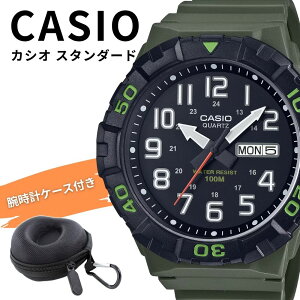 �J�V�I �r���v �����Y CASIO �C�O���f�� 100m�h�� �A�i���O �~���^���[ �J�[�L �u���b�N ���₷�� �����x���g �A�E�g�h�A �d���p ���[�P�[�X�t�� MRW-210H-3AV ���l ���� ���w