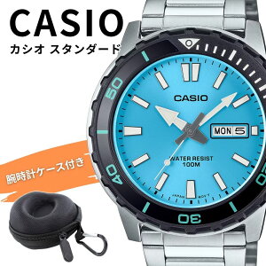 �J�V�I �r���v �����Y CASIO �C�O���f�� 100m�h�� �}�����X�|�[�c �u���[ �V���o�[ �A�i���O �X�e�����X ���t �j���\�� ���[�P�[�X�t�� MTD-125D-2A3V ���l ���� ���w