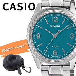 CASIO �J�V�I �����Y ���f�B�[�X �r���v �u���[ �V���v�� 50m�h�� ���^���x���g �~�j�}�� ���^ �r�W�l�X �J�W���A�� �j�� ���� �v���[���g ���[�P�[�X�t�� MTP-B210D-2A1V ���l ���� ���w