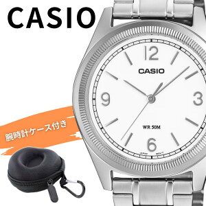 CASIO �J�V�I �����Y ���f�B�[�X �r���v �z���C�g �V���v�� 50m�h�� ���^���x���g �~�j�}�� ���^ �r�W�l�X �J�W���A�� �j�� ���� �v���[���g ���[�P�[�X�t�� MTP-B210D-7AV ���l ���� ���w