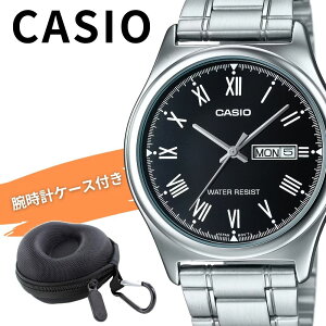 �J�V�I �r���v �����Y �V���o�[ �u���b�N �A�i���O ���t �j�� �V���v�� ���^�� CASIO �C�O���f�� �r�W�l�X �w�� �y�� ������� �v���[���g ���[�P�[�X�t�� �M�t�g MTP-V006D-1B ���l ���� ���w