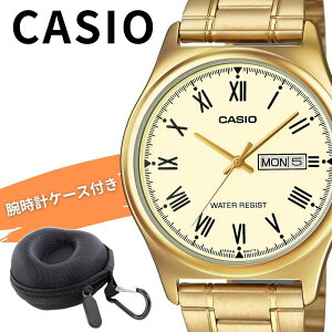 �J�V�I �r���v �����Y �S�[���h �A�i���O ���[�}���� ���t �j�� ���^�� CASIO �C�O���f�� ������� ���ꂢ�� �r�W�l�X �v���[���g �j�� ���[�P�[�X�t�� �M�t�g MTP-V006G-9B ���l ���� ���w