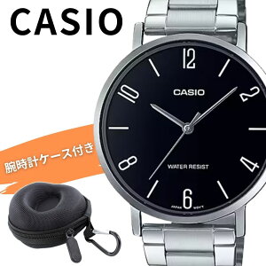 �J�V�I �r���v �����Y �V���v�� ���^ �u���b�N �V���o�[ �A�i���O ���^�� CASIO �C�O���f�� ������� ���ꂢ�� �r�W�l�X �y�� �v���[���g �j�� ���[�P�[�X�t�� �M�t�g MTP-VT01D-1B2 ���l ���� ���w
