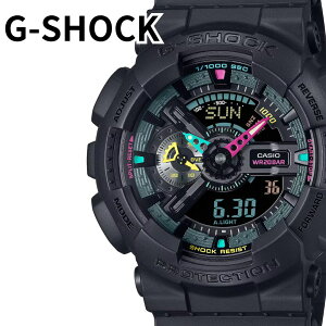 �J�V�I G-SHOCK �r���v �����Y G�V���b�N �A�i�f�W �u���b�N �}���`�J���[ �ϏՌ� 20�C���h�� �r�W�l�X �J�W���A�� �M�t�g �j�� ���v �C�O���f�� GA-110MF-1A ���l ���� ���w