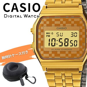 �󏭃f�U�C�� �J�V�I �r���v �����Y ���f�B�[�X �S�[���h �`�v�J�V CASIO �C�O���f�� �f�W�^�� �s���͗l ���g�� �A���[�� �X�g�b�v�E�H�b�` �v���[���g �M�t�g ���[�P�[�X�t�� A159WGEA-9A ���l 