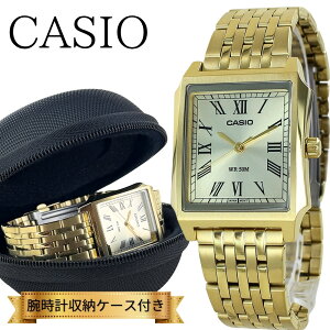 CASIO �`�v�J�V �r���v �����Y �S�[���h �X�N�G�A �J�V�I �C�O���f�� 50m�h�� �A�i���O �N���V�b�N ���g�� �v���[���g �M�t�g ���[�P�[�X�t�� MTP-B190G-9BV ���l ���� ���w