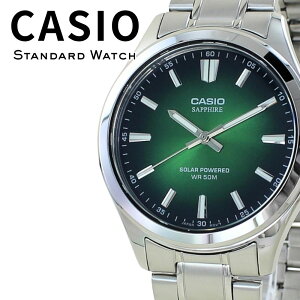 ���Ȃ� �J�V�I �r���v �����Y CASIO �\�[���[ �O���[�� �V���o�[ �T�t�@�C�A�K���X 50m�h�� �d�r�����s�v ���^�� �A�i���O �C�O���f�� �t�A�� �r�W�l�X �ʋ� �v���[���g �M�t�g MTS-RS100D-3A ���l 