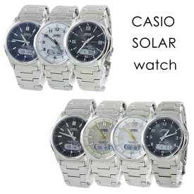 CASIO カシオ 電波ソーラー 海外旅行 2都市時刻 使いやすい 国内正規品 選べる7モデル 腕時計 メンズ レディース 時計 WAVE CEPTOR アナログ デジタル アナデジ シンプル 防水 安心 内祝い 父の日 お祝い