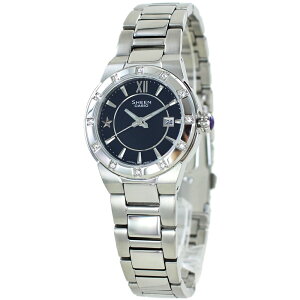 カシオ シーン 腕時計 手表 レディース 大人 女性 おしゃれ ステンレス ブレスレット シンプル 黒 文字盤 カレンダー 表示 彼女 妻 母 SHEEN 時計 クリスマス プレゼント ランキング お祝い