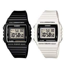 【選べる2色】国内正規品 CASIO カシオ スタンダード 腕時計 メンズ レディース 防水 軽い 見やすい チプカシ ユニセックス 便利 長く使える デジタル W-215H ブランド 誕生日プレゼント 内祝い 父の日 お祝い