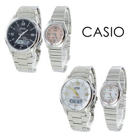 CASIO カシオ 電波ソーラー ペアウォッチ シンプルで使いやすい 国内正規品 選べる6ペア 腕時計 メンズ レディース 時計 WAVE CEPTOR アナログ デジタル アナデジ 防水 安心 実用的贈り物 内祝い 父の日 お祝い