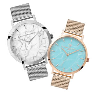 日本正規品 クリスチャンポール ペアウォッチ ペア腕時計 おしゃれ メッシュベルト カップル お揃い 生日 結婚式 結婚記念日 結婚内祝い 結婚祝い 夫婦 両親 ペアギフト クリスマス プレゼ