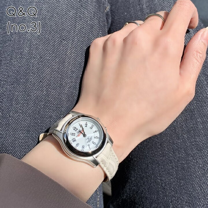 楽天市場 電波ソーラー 国内正規品 選べる3モデル 腕時計 レディース Citizen シチズン Q Q キューアンドキュー 時計 アナログ 10気圧 防水 電池交換不要 電波受信機能 時刻調整不要 女性 大人スタイル 誕生日プレゼント 合格 入学 卒業 社会人 ブランド腕時計 Nopple