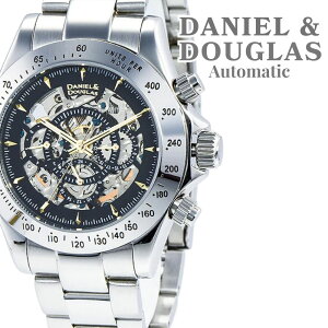 �_�j�G���_�O���X ���v �����Y �r���v ��\ 40mm �u���b�N×�S�[���h �V���o�[ �X�e�����X �@�B�� �������� DANIEL DOUGLAS DD8802-BKGD �a�����v���[���g ���l ���� ���w