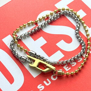 DIESEL fB[[ uXbg lbNX 2WAY Y fB[X XeX Vo[ S[h Vv jZbNX  uh ANZT[ a LO Mtg DX1570931 N