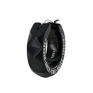 片耳ピアス 彼氏 ディーゼル ピアス 片耳 メンズ ピアス ブランド おしゃれ シンプル ブラック 高校生 大学生 男子 友達 誕生日プレゼント DIESEL ユニセックス クリスマス プレゼント ランキ