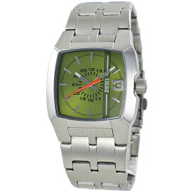 ディーゼル かっこいい 腕時計 メンズ レデイーズ ユニセックス スクエア 緑文字盤 男性 ギフト プレゼント 旦那 プレゼント 彼氏 父親 メンズ腕時計 ステンレス 記念日 内祝い 父の日 お祝い