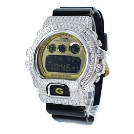 海外モデル Gショック 時計 DW-6900専用 カスタム ベゼル パーツ付 メンズ 腕時計 防水 三つ目 デジタル ブラック シルバー DW-6900CB-1 C-001-sv ビジネス 男性 誕生日ギフト 記念日 内祝い 母の日 お祝い