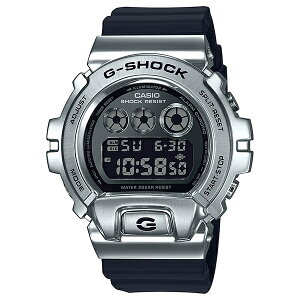 CASIO G-SHOCK Gショック ジーショック カシオ 時計 メンズ レディース 腕時計 手表 デジタル 元祖3つ目モデル メタルカバーベゼル 樹脂 ステンレス GM-6900U-1 海外モデル ビジネス 男性 誕生日ギフ