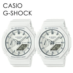 CASIO G-SHOCK ペアウォッチ お揃い 恋人 カップル カシオ Gショック ペア 時計 メンズ レディース 腕時計 手表 デジタル コンパクト 薄型ケース 軽い ミドルサイズ ホワイト ペアルック クリスマ