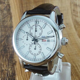 ゴールドファイル 時計 メンズ 腕時計 手表 ドイツブランド クロノグラフ オックスフォード ダークブラウン G21008SW 誕生日プレゼント クリスマス プレゼント ランキング お祝い