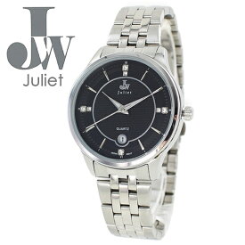 男性 ギフト メンズ 腕時計 手表 ジュリエットウォッチ おしゃれ ビジネス 時計 ステンレス ブラック 文字盤 お父さん 誕生日 実用的 彼氏 旦那 父親 就職祝い 退職祝い 贈り物 クリスマス プレゼント ランキング お祝い