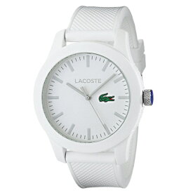 LACOSTE ラコステ メンズ 腕時計 L.12.12 ホワイト ラバー 2010762 誕生日プレゼント 内祝い 母の日 お祝い