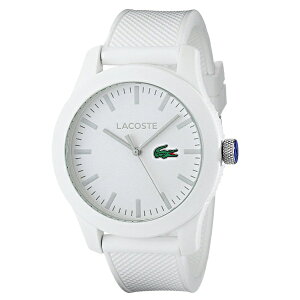 LACOSTE ラコステ メンズ 腕時計 手表 L.12.12 ホワイト ラバー 2010762 誕生日プレゼント クリスマス プレゼント ランキング お祝い